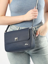 Cross Body Tas Daily Lifestyle Lacoste Blauw daily lifestyle NF4368DB-vue-porte