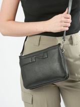 Cross Body Tas Milano Leder Nathan baume Groen n city 3-vue-porte