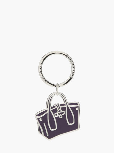 Longchamp Metal Sleutelhanger Rood