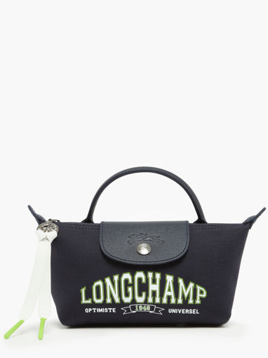 Longchamp Le pliage universit Pochette/trousse Blauw