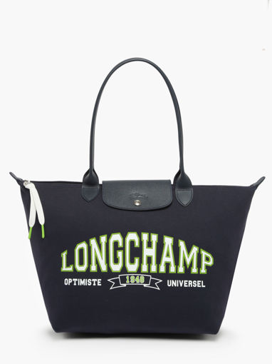 Longchamp Le pliage universit Schoudertas Blauw