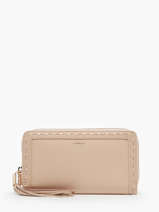 Portefeuille L Premier Flirt Leder Lancel Beige premier flirt A10111