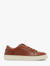 Sneakers Uit Leder Redskins Bruin men BAZINO