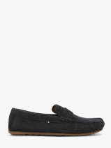 Mocassins Uit Leder Tommy hilfiger Blauw men 4998DW5