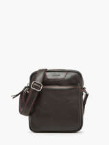 Cross Body Tas M Foulonné Leder Etrier Bruin foulonne EFOU729M