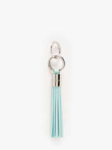 Sleutelhanger Premier Flirt Leder Lancel Blauw charms A12922