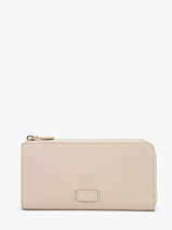 Portefeuille Ninon Leder Lancel Beige ninon A09974