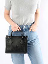 Cross Body Tas S Jour Leder Lancel Zwart jour A12995-vue-porte