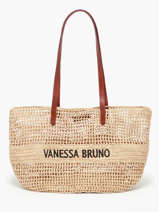 Handtas Cabas Raphia Vanessa bruno Beige cabas raphia 60V40468