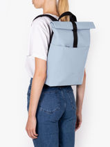 Rugzak Hajo Mini 1 Compartiment Ucon acrobatics Blauw backpack HAJOMINI-vue-porte