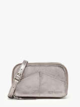 Cross Body Tas/heuptasje Paula Leder Paul marius Zilver vintage PAULA