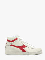 Sneakers Game L Hi Waxed Uit Leder Diadora Wit unisex 178300