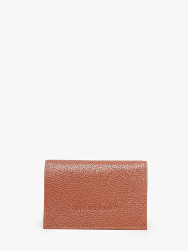 Longchamp Le foulonn Kredietkaarthouder Bruin