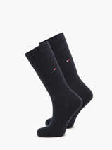 Set Van 2 Paar Sokken Tommy hilfiger Blauw socks men 371111