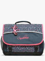 Boekentas Kind 3 Compartimenten Cameleon Roze actual CA41