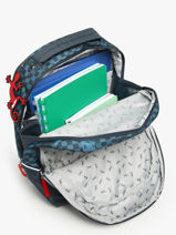 Rugzak Cameleon Blauw actual SD39-vue-porte