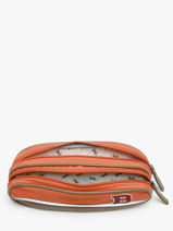 Pennenzak Kinderen 2 Compartimenten Cameleon Oranje vintage urban VIB-TROU-vue-porte