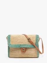 Cross Body Tas L'atelier Du Crochet Le voyage en panier Beige l'atelier du crochet AM734