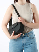 Schoudertas City Cluse Groen city CX042-vue-porte