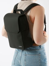 Rugzak Cluse Zwart backpack CX039-vue-porte