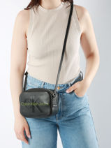 Cross Body Tas Sculpted Calvin klein jeans Zwart sculpted K610275-vue-porte