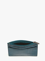 Kaarthouder Etincelle Iris�e Leder Etrier Blauw etincelle irisee EETI5004-vue-porte