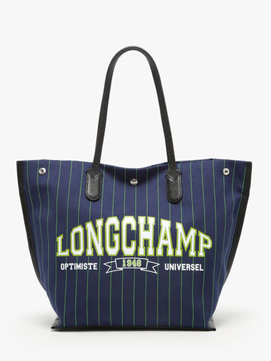Longchamp Essential universit Schoudertas Blauw