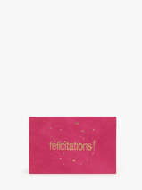 Postkaart Leder Etrier Roze accessoires EBM001