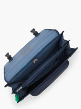 Boekentas 2 Compartimenten Kipling Blauw back to school K12074-vue-porte