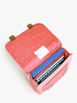 Boekentas Classic Midi 2 Compartimenten Jeune premier Roze classics C-vue-porte