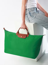Longchamp Le pliage original Reistassen Groen-vue-porte