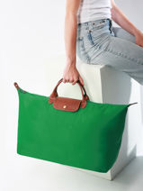 Longchamp Le pliage original Reistassen Groen-vue-porte