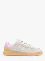 Sneakers Goal Uit Leder Coolway Bruin women 7604848