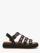 Sandalen Uit Leder Inuovo Zwart women A96020