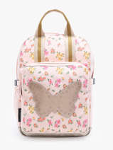 Rugzak 1 Compartiment Caramel et cie Roze boheme FI