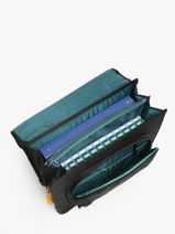 Boekentas Cedar 2 Compartimenten Stones and bones Zwart boys B-vue-porte