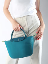 Longchamp Le pliage green Handtas Blauw-vue-porte