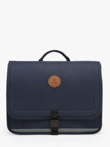 Boekentas 2 Compartimenten Cabaia Blauw school S