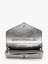 Portefeuille Etincelle Iris�e Leder Etrier Zilver etincelle irisee EETI5008-vue-porte