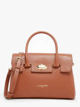 Cross Body Tas Milano Cosmos Leder Lancaster Bruin milano cosmos 77