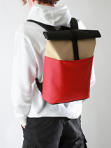 Rugzak Hajo Mini 1 Compartiment Ucon acrobatics Veelkleurig backpack HAJOMINI-vue-porte