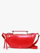 Cross Body Tas M Origami Leder Lancel Rood origami A12528