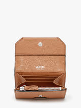 Mini Portefeuille Ninon Leder Lancel Bruin ninon A13179-vue-porte