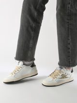 Sneakers Dany Uit Leder Semerdjian Wit women DANY739-vue-porte