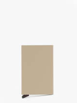 Kaarthouder Leder Secrid Beige powder CP