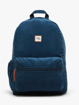 Rugzak 1 Compartiment Basilic pepper Blauw delhi BDEH01