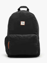 Rugzak 2 Compartimenten Basilic pepper Zwart delhi BDEH02