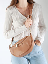 Heuptasje Leder Lancaster Bruin dune 85-vue-porte