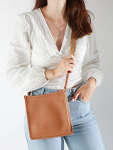 Cross Body Tas Jour Leder Lancel Bruin jour A13172-vue-porte