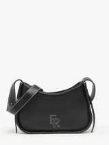 Cross Body Tas Foudre Leder Etrier Zwart foudre EFOD089S